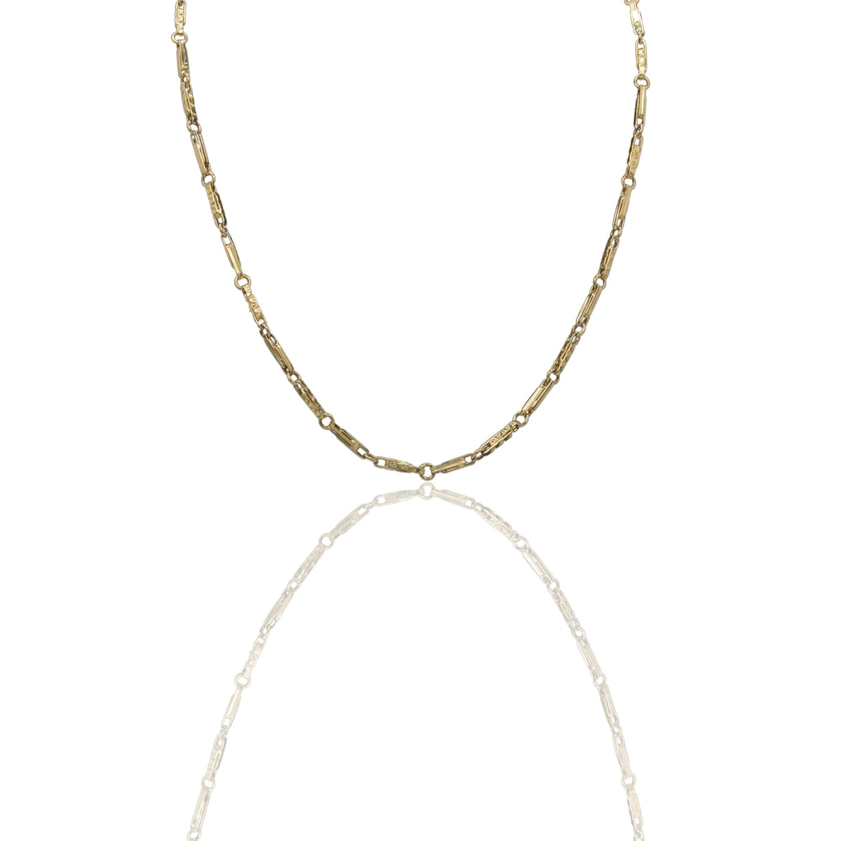 Collana Oro Giallo Oro 18 carati Catena Piatta Solo Oro