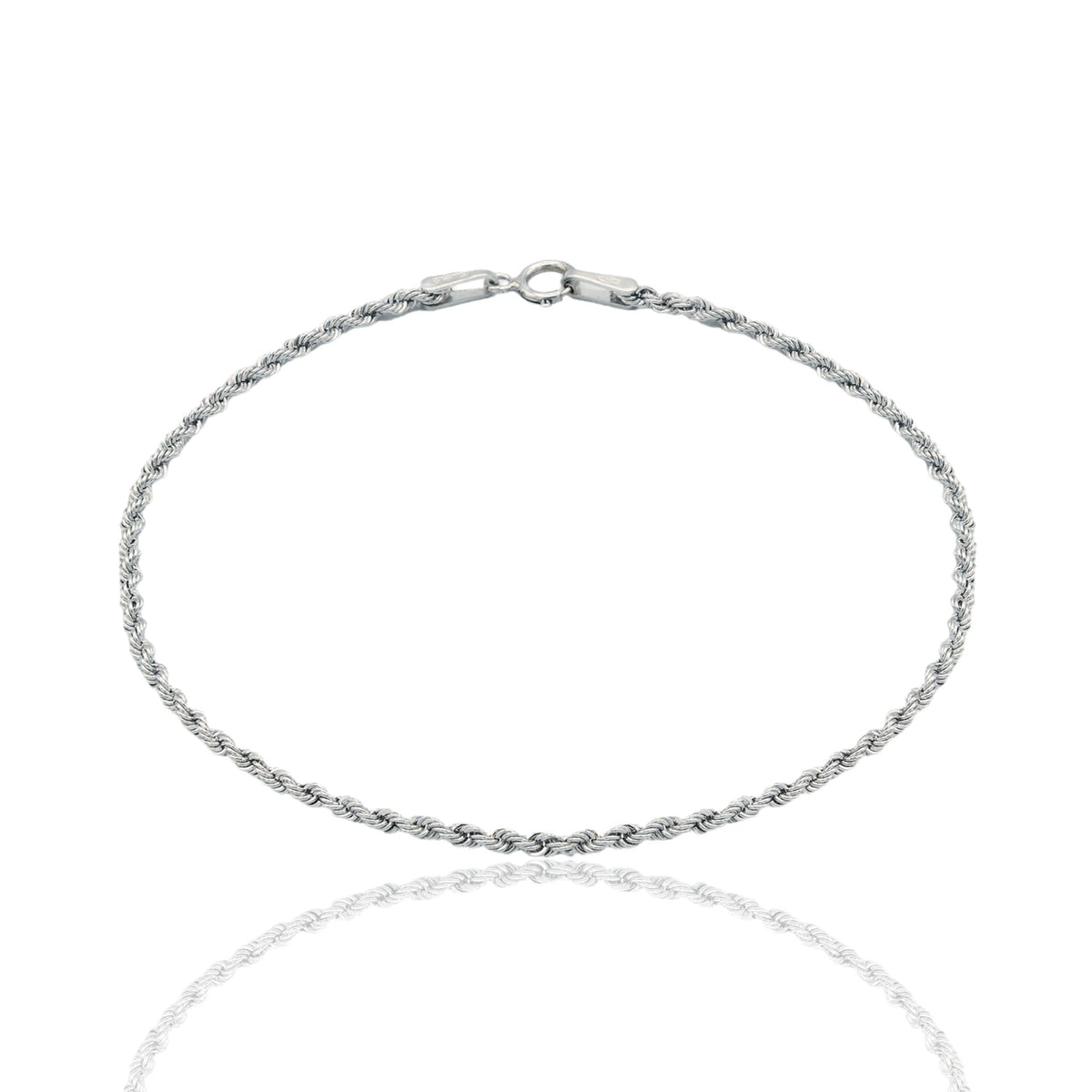 Bracciale Oro Bianco Oro 18 carati Laser 030 Solo Oro