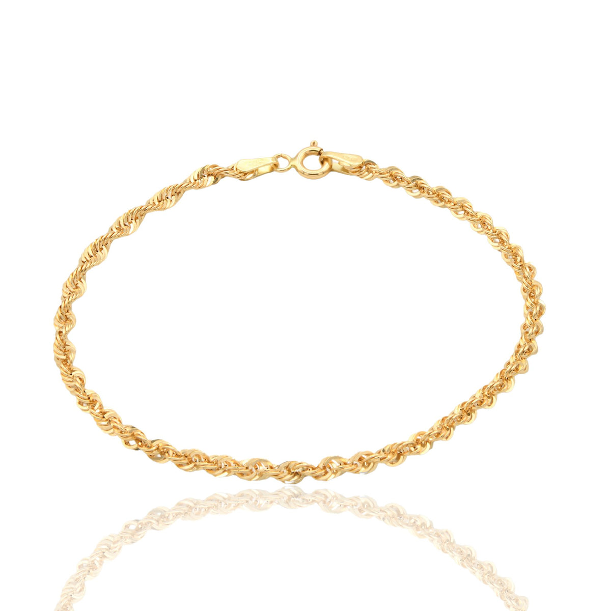 Bracciale Oro Giallo Oro 18 carati America 030 Solo Oro cm. 21