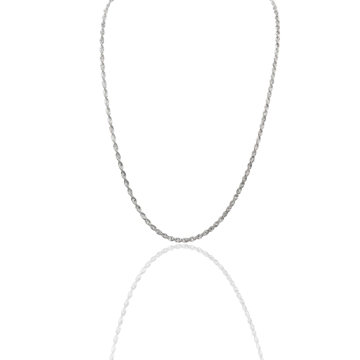 Collana Oro Bianco Oro 18 carati America 030 Solo Oro