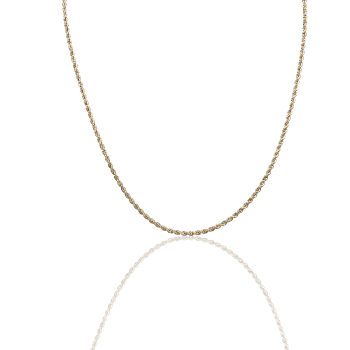 Collana Oro Giallo Oro 18 carati Laser 040 Solo Oro