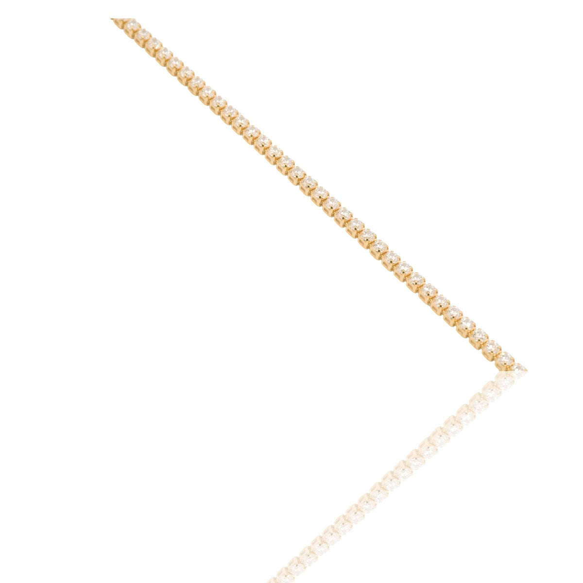 BRACCIALE TENNIS BIANCO MORBIDO
