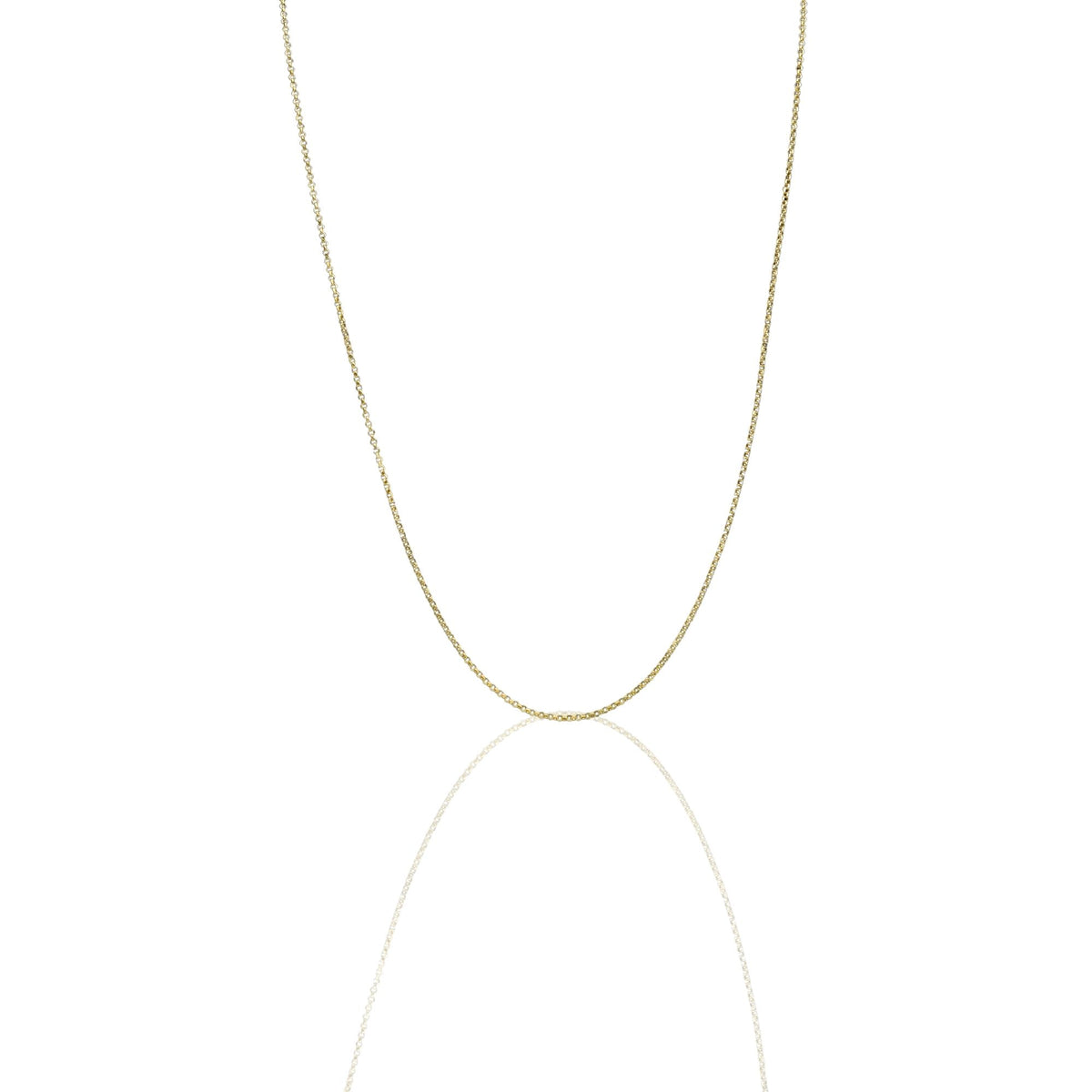 Collana Oro Giallo Oro 18 carati Girocollo Rolò Solo Oro cm.60