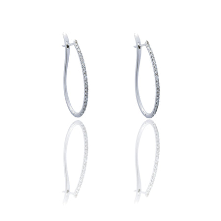 ORECCHINI DONNA CERCHIO PAVE'