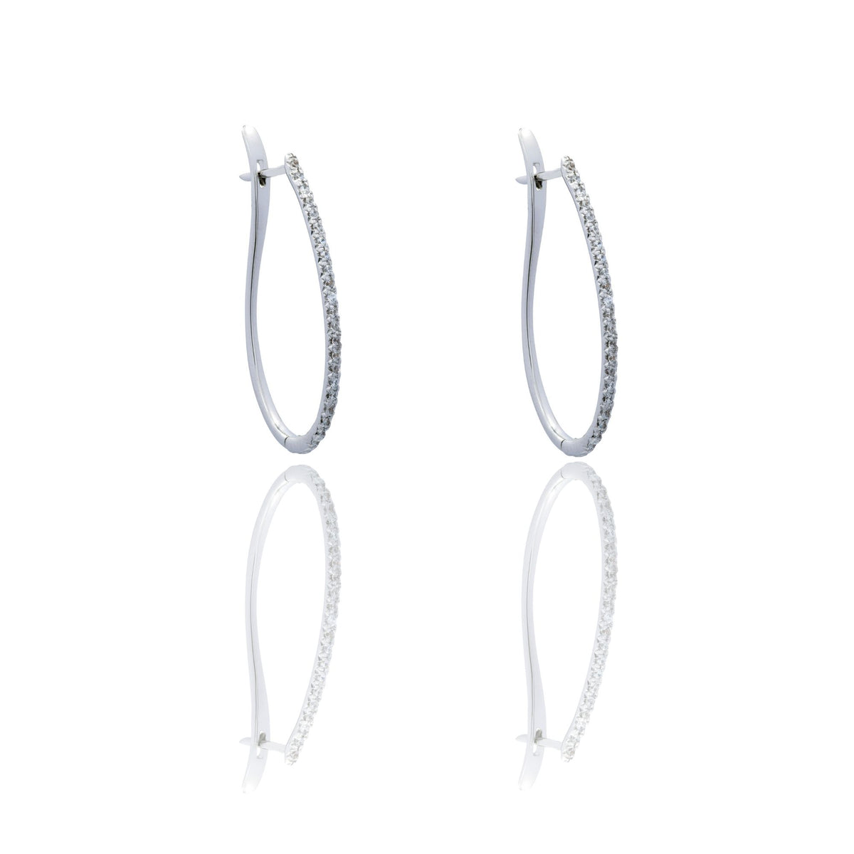 ORECCHINI DONNA CERCHIO PAVE'