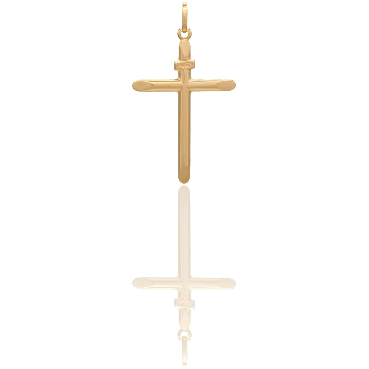 Ciondolo Oro Giallo Oro 18 carati Croce Solo Oro cm.3,6x2