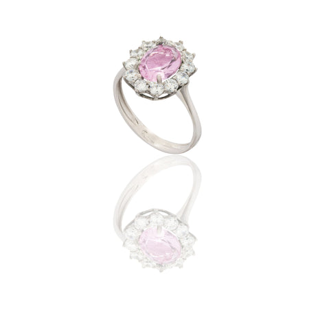 ANELLO DONNA MODELLO KATE CENTRO E CONTORNO