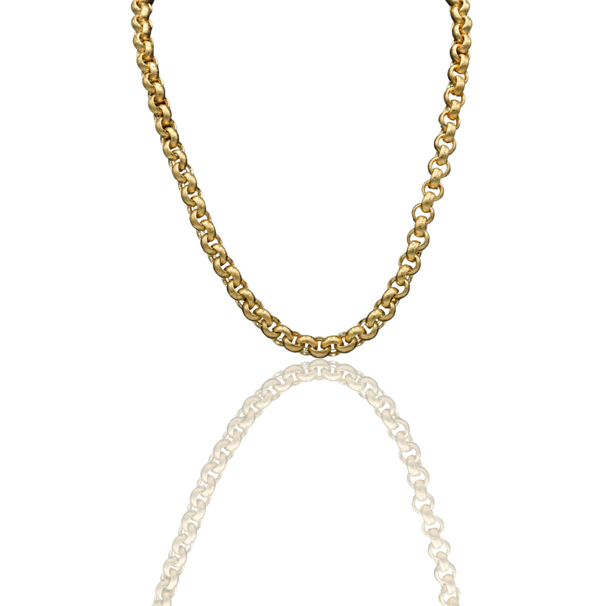 Collana Oro Giallo Oro 18 carati Maglia Rolo' Solo Oro