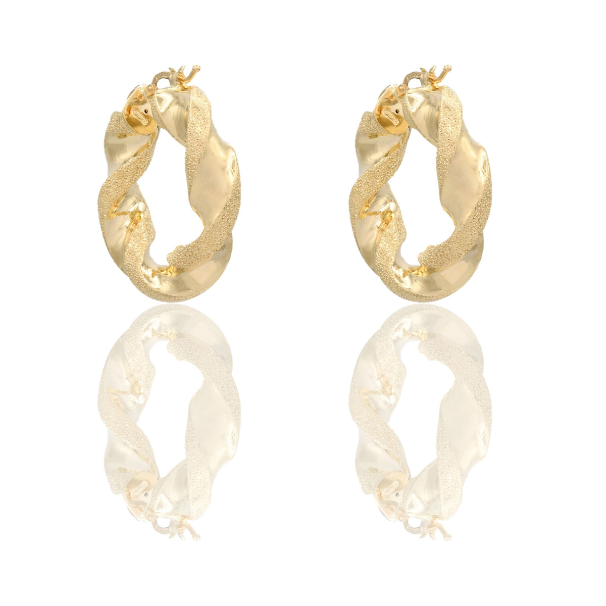 ORECCHINI DONNA CERCHI TORCHON