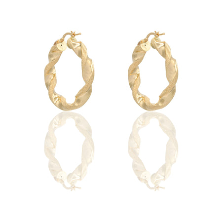 ORECCHINI DONNA CERCHI TORCHON