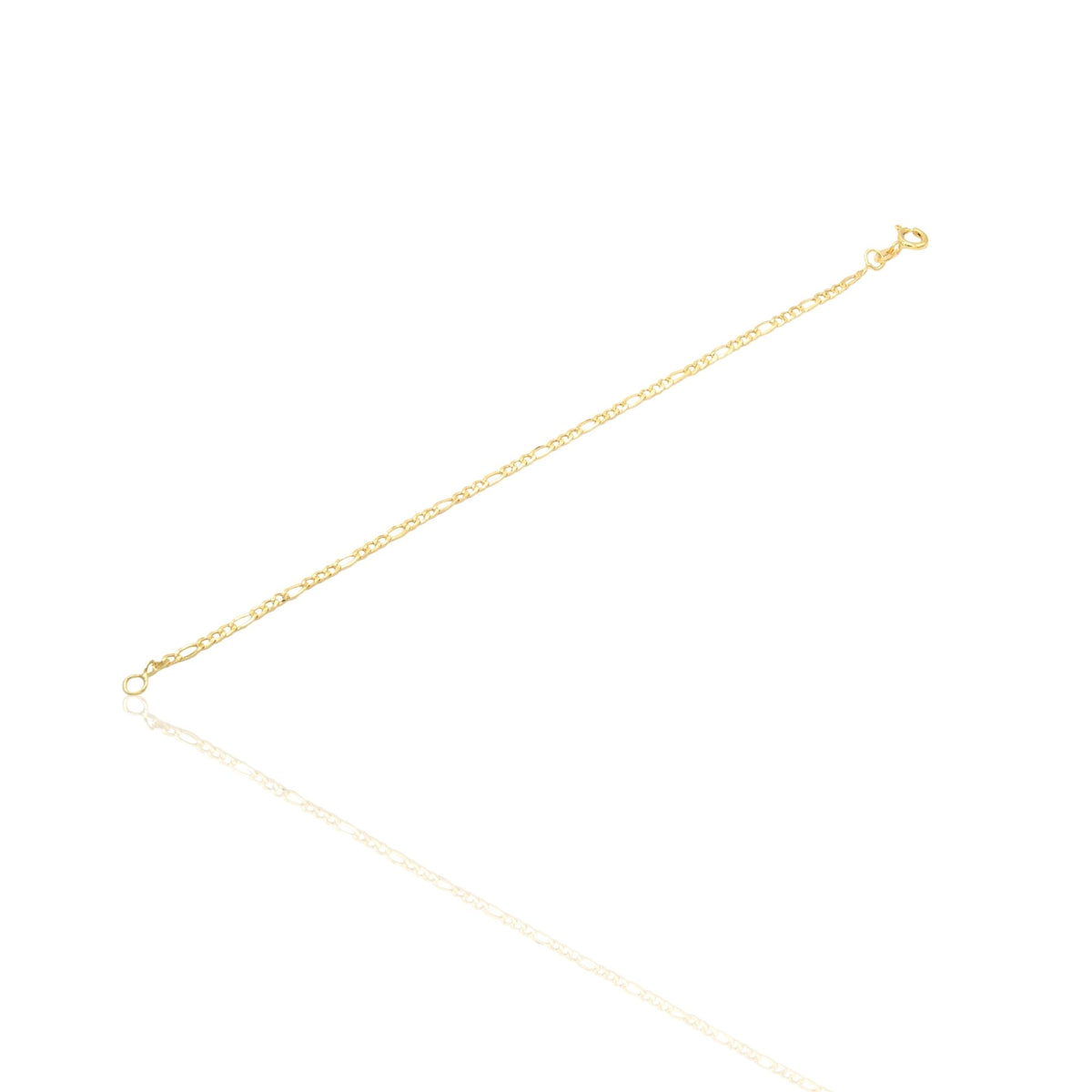 Bracciale Oro Giallo Oro 18 carati Catena Maglia 3+1 Solo Oro cm 18
