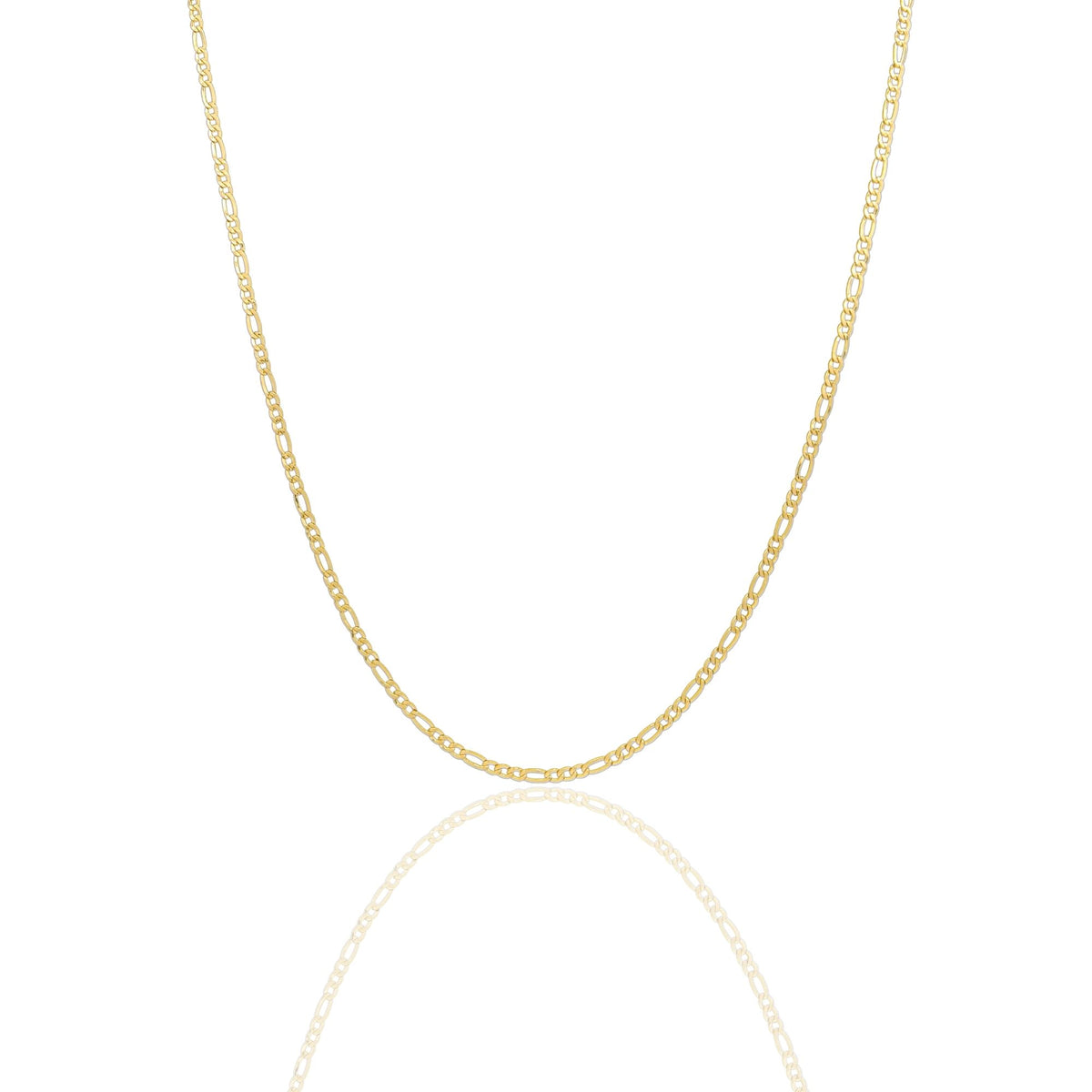 Collana Oro Giallo Oro 18 carati Catena Maglia 3+1 Solo Oro cm.60