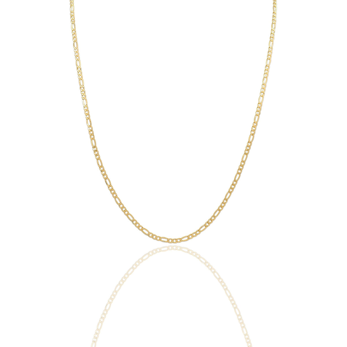Collana Oro Giallo Oro 18 carati Catena Maglia 3+1 Solo Oro cm.60