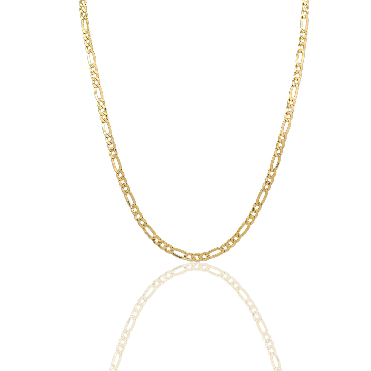 Collana Oro Giallo Oro 18 carati Catena Maglia 3+1 Solo Oro cm.60