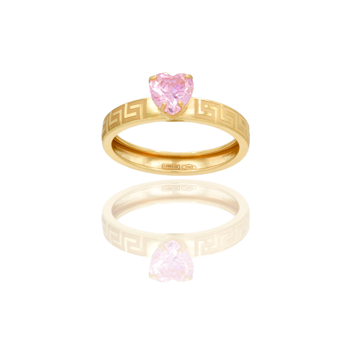 ANELLO DONNA SOLITARIO A CUORE