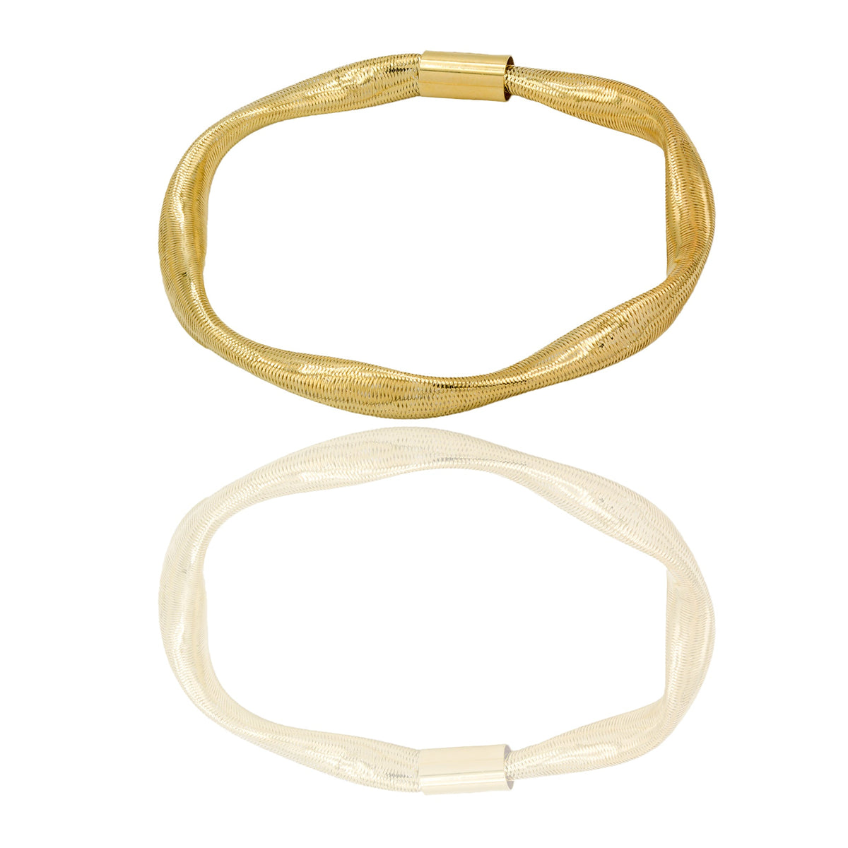 Bracciali Oro Giallo canna flex Solo Oro Spessore mm.5
