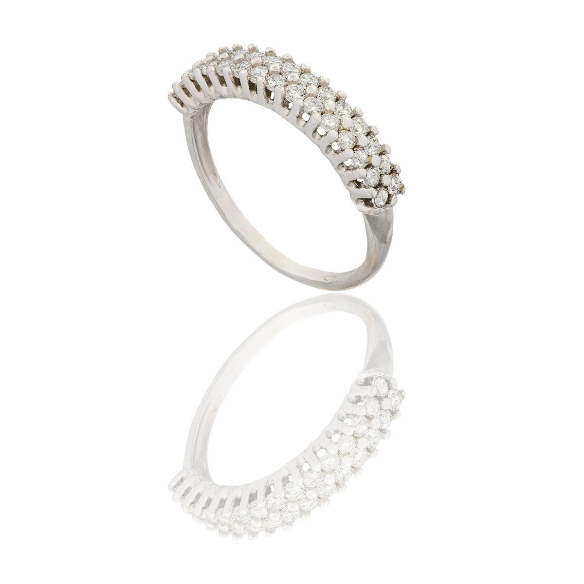 ANELLO DONNA MEZZA VERETTA DOPPIO FILO