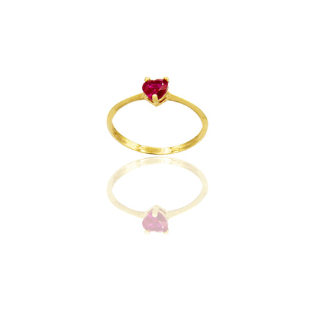 ANELLO DONNA SOLITARIO CUORE