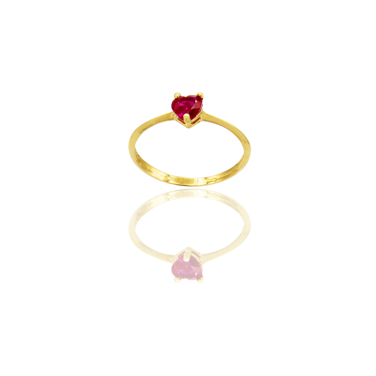 ANELLO DONNA SOLITARIO CUORE