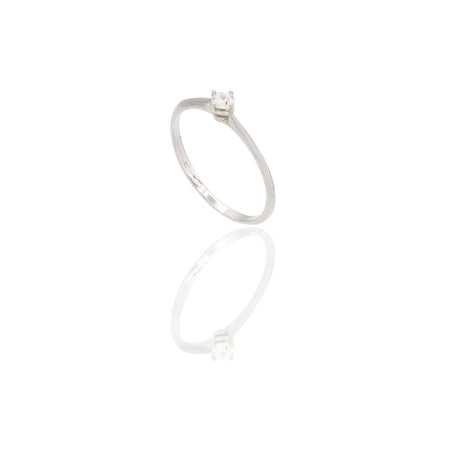 ANELLO DONNA SOLITARIO 4 GRIFFE