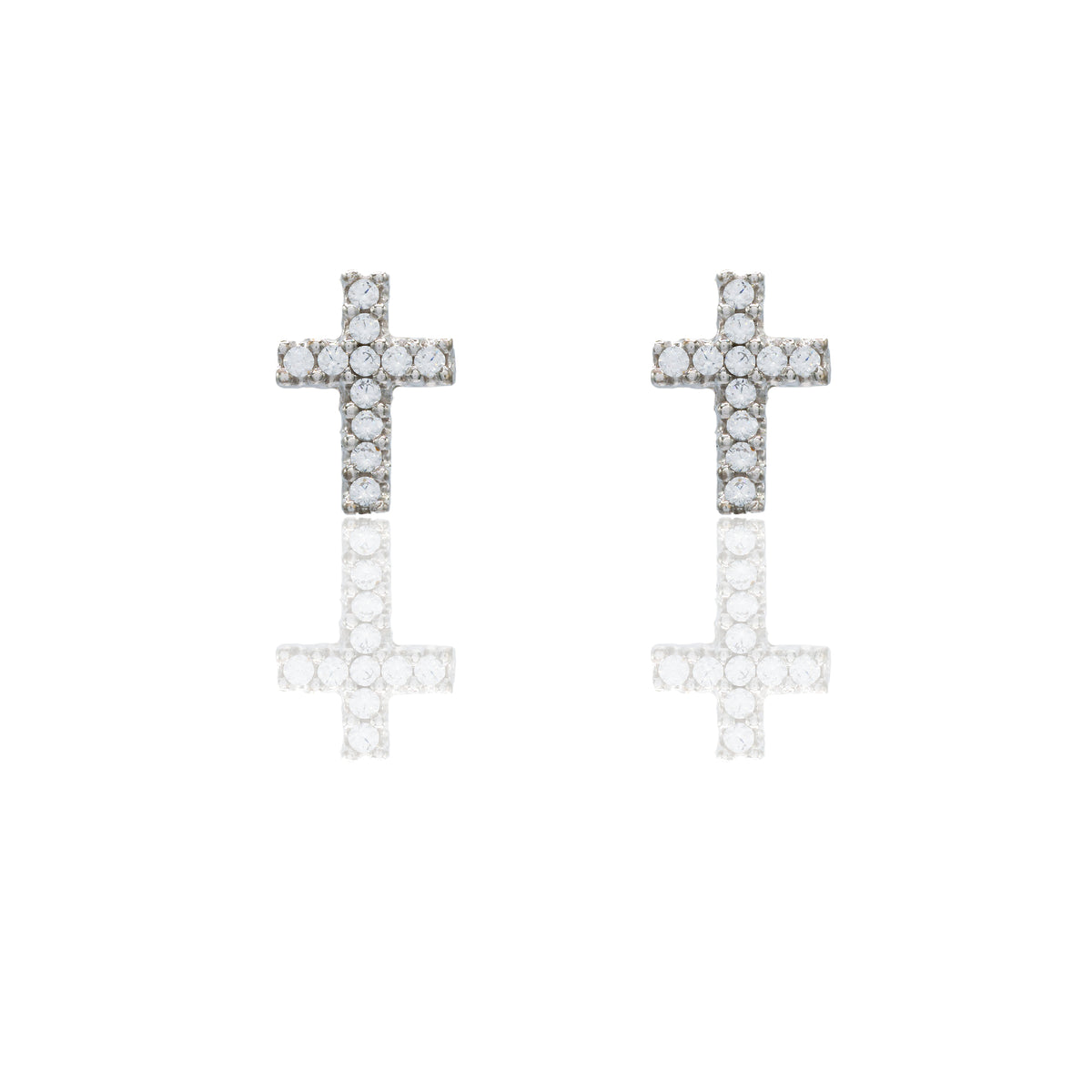 ORECCHINI LOBO CROCE PAVE'