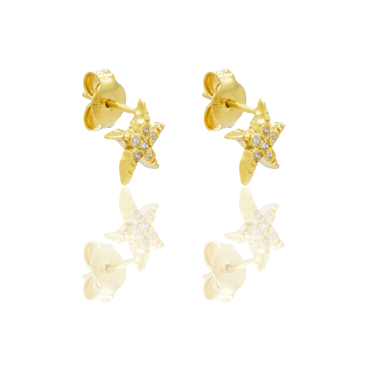 ORECCHINI DONNA STELLA MARINA PAVE'
