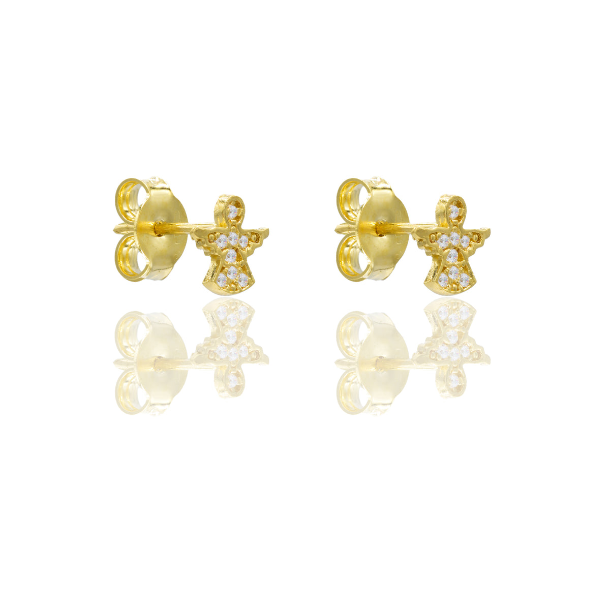 ORECCHINI LOBO ANGIOLETTO PAVE'