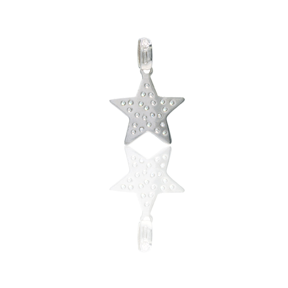 CIONDOLO DONNA STELLA ZIRCONATA PAVE'