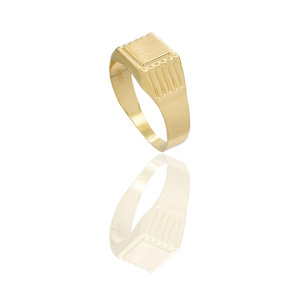 ANELLO UOMO SCUDO QUADRATO