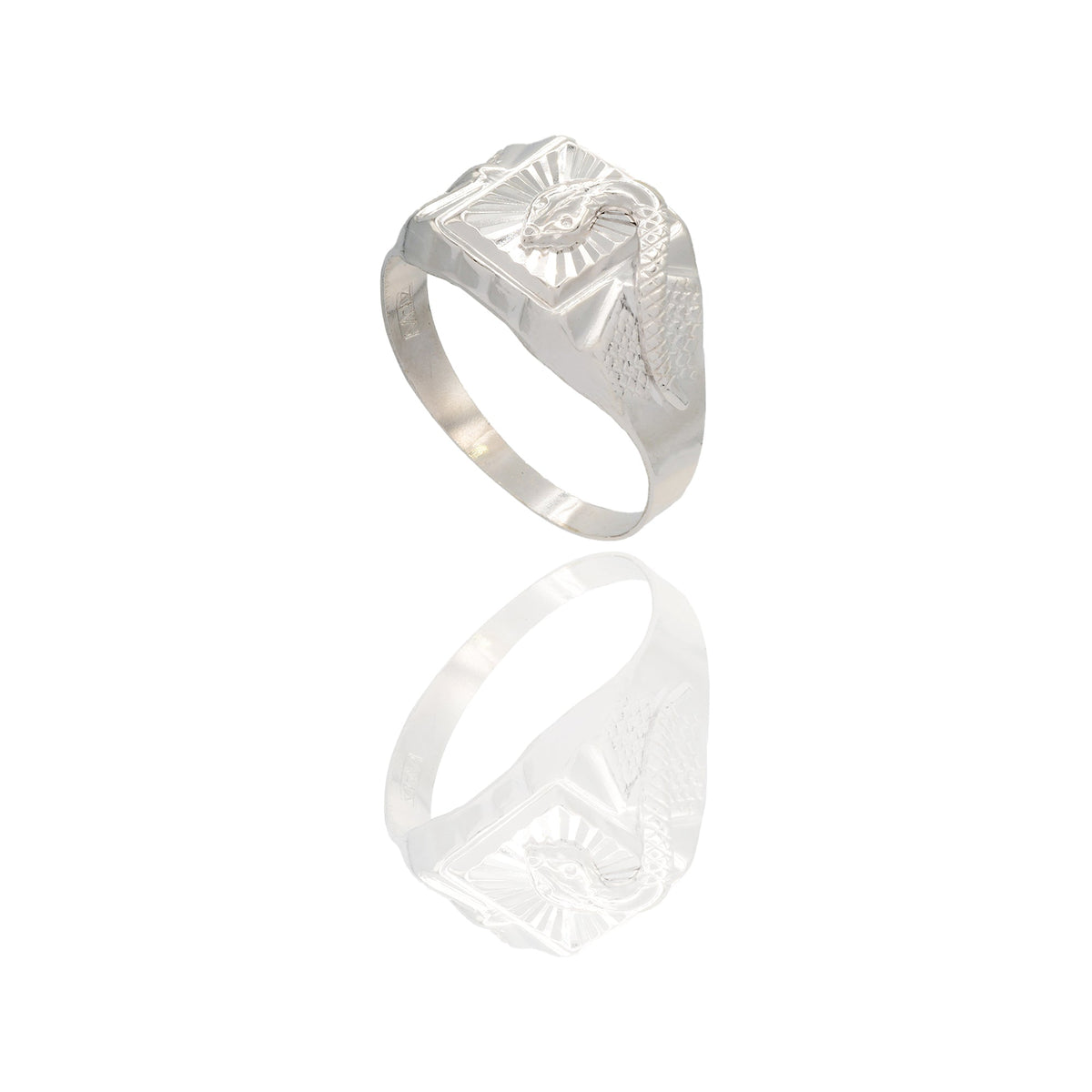 Anelli Oro bianco Microfusione Solo oro Spessore Gambo 2,4 mm