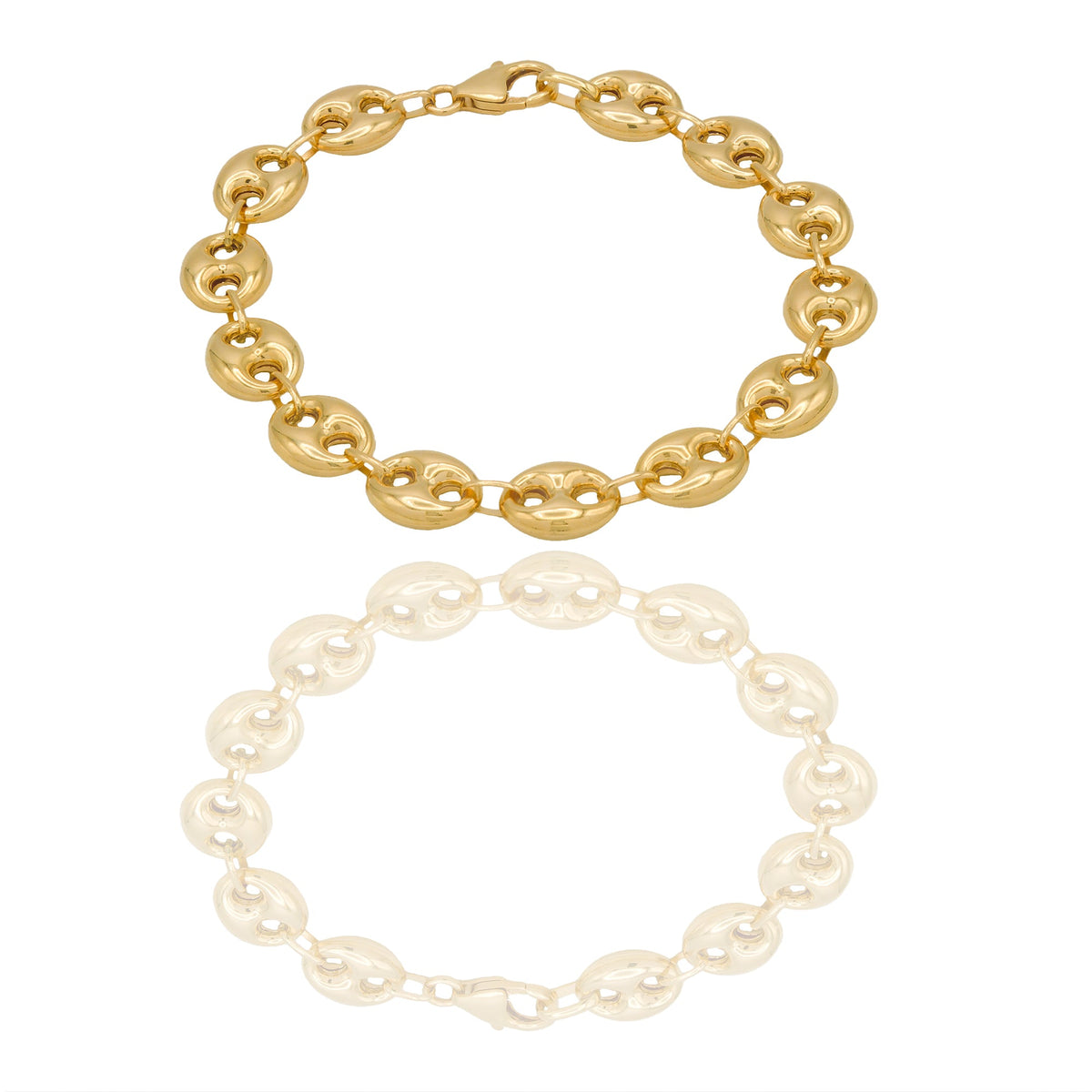 Bracciale Oro Giallo Catena piena Solo Oro mis.4 cm. 20