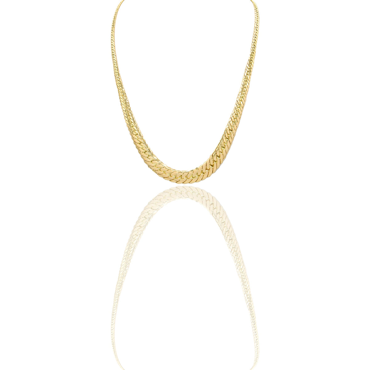 Collana Oro Giallo Oro 18 carati Schiena D'asino Solo Oro Lunchezza cm.45 spessore max mm.10