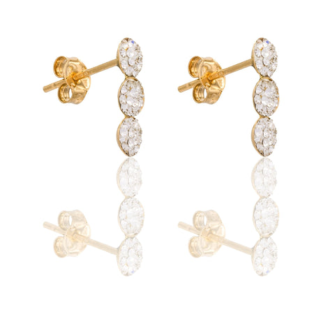 ORECCHINI DONNA TRILOGY CERCHI PENDENTI