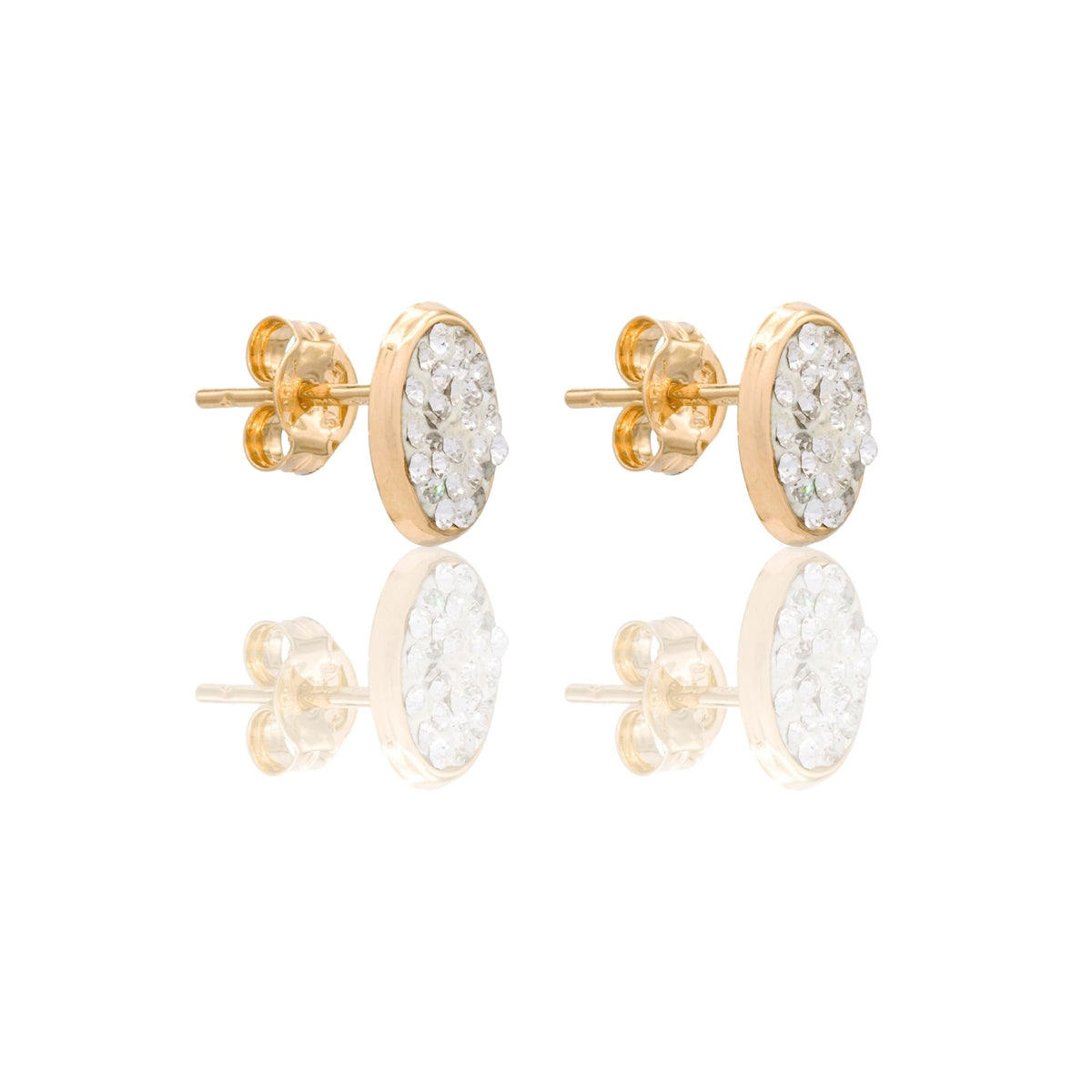 ORECCHINI DONNA OVALE ZIRCONATO