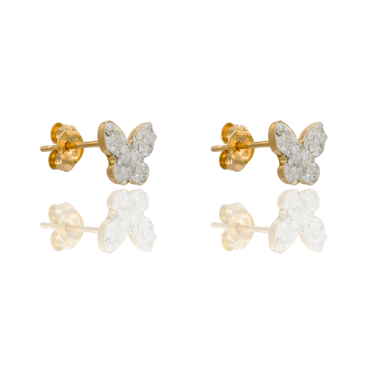 ORECCHINI DONNA FARTFALLA PAVE'