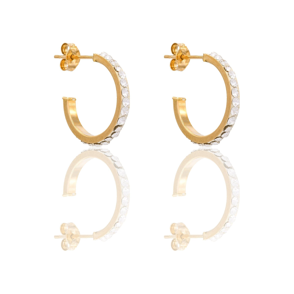 ORECCHINI DONNA CERCHIO PAVE'