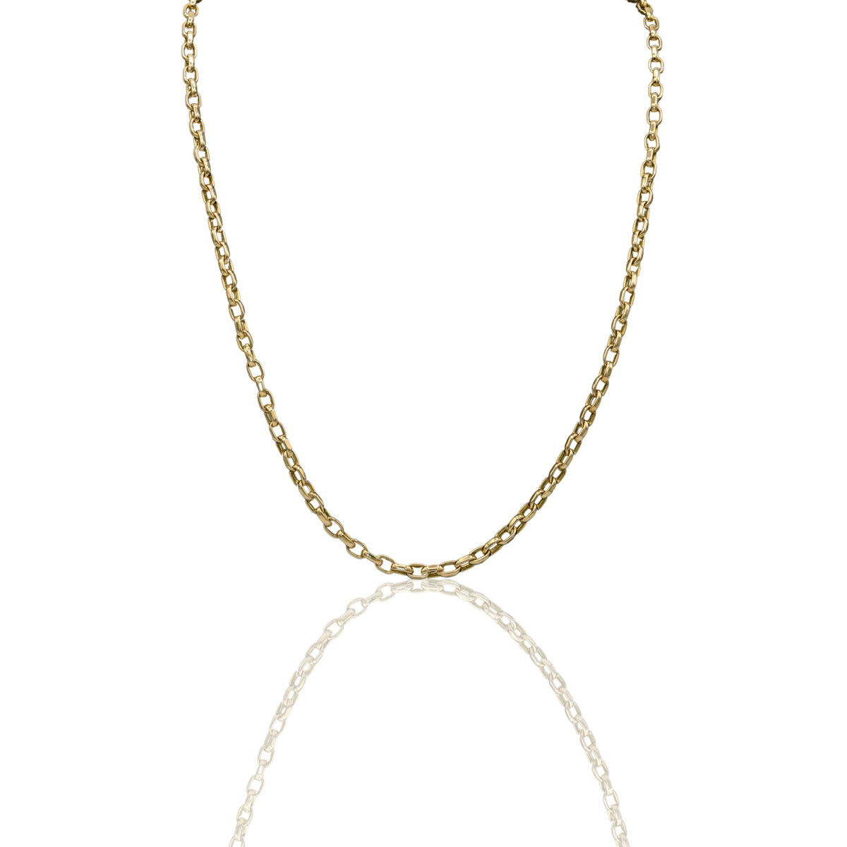 Collana Oro Giallo Oro 18 carati Rolo' Solo Oro cm.70