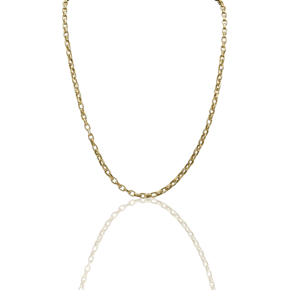 Collana Oro Giallo Oro 18 carati Rolo' Solo Oro cm.70