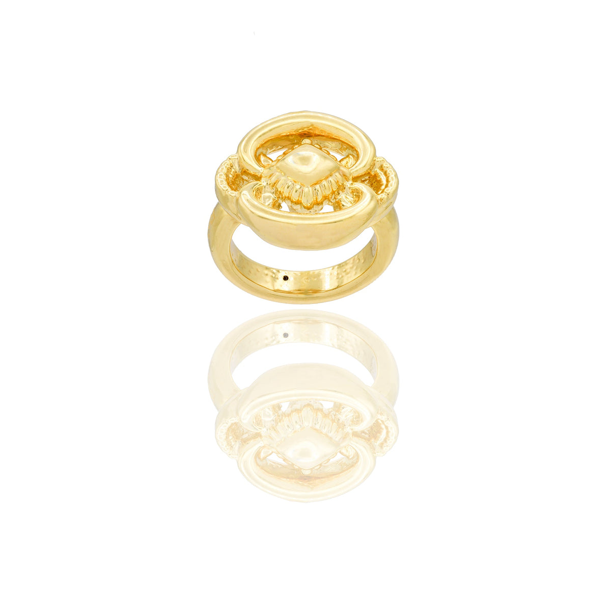 ANELLO DONNA TONDO CON ROMBO