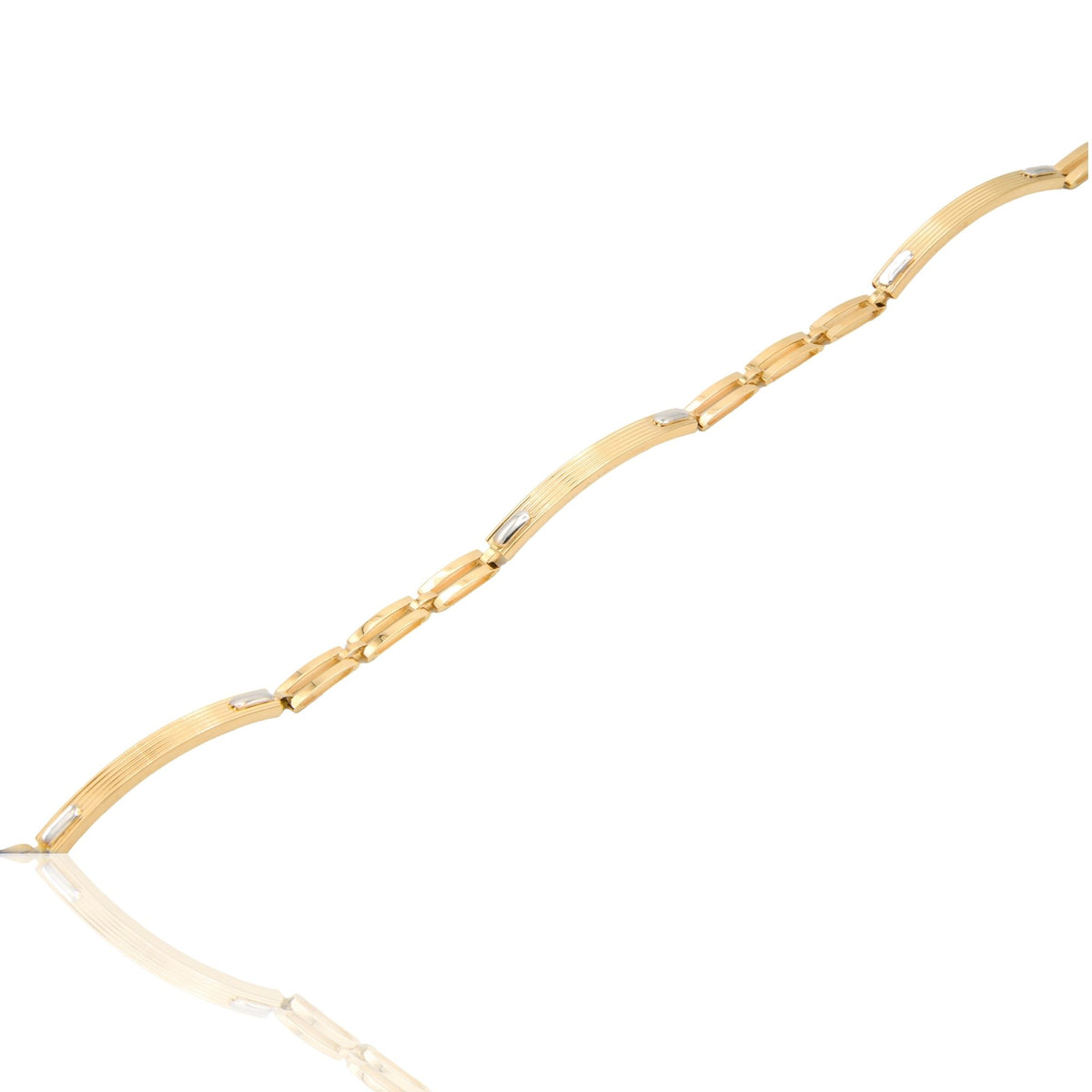BRACCIALE UOMO TARGHE ALTERNATE E MAGLIE