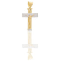 Ciondoli Oro Giallo, Oro Bianco A Lastra  Solo oro 3,4cm x 1,7 cm