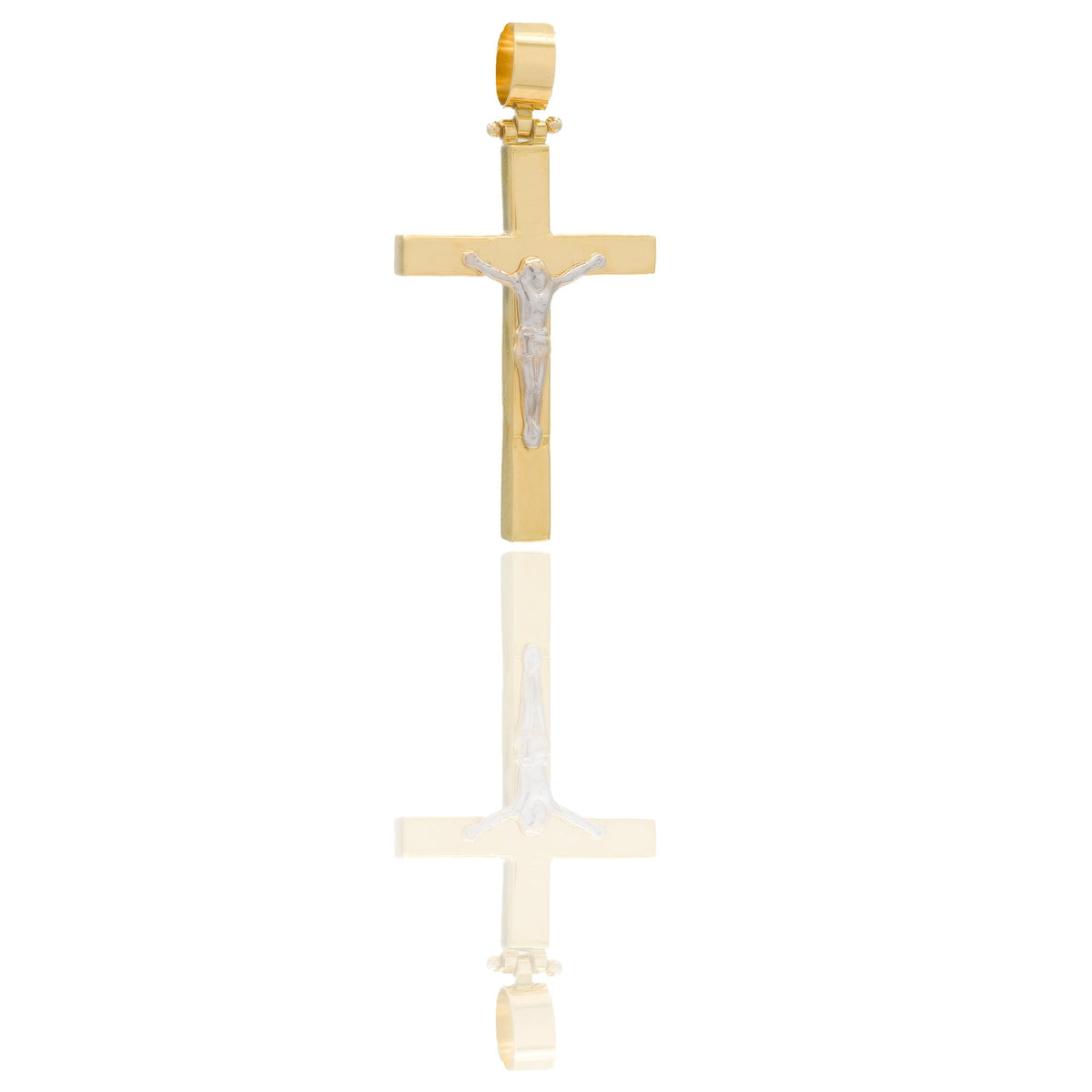 Ciondoli Oro Giallo, Oro Bianco scatolata  Solo oro 3,5 cm x 1,8 cm