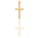 CIONDOLO CROCE CON CRISTO RIGATA