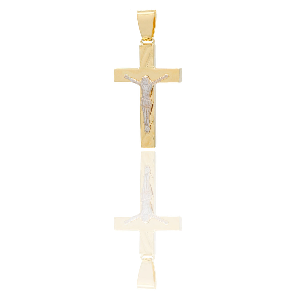Ciondoli Oro Giallo, Oro Bianco scatolata  Solo oro 3,8 cm x 1,8