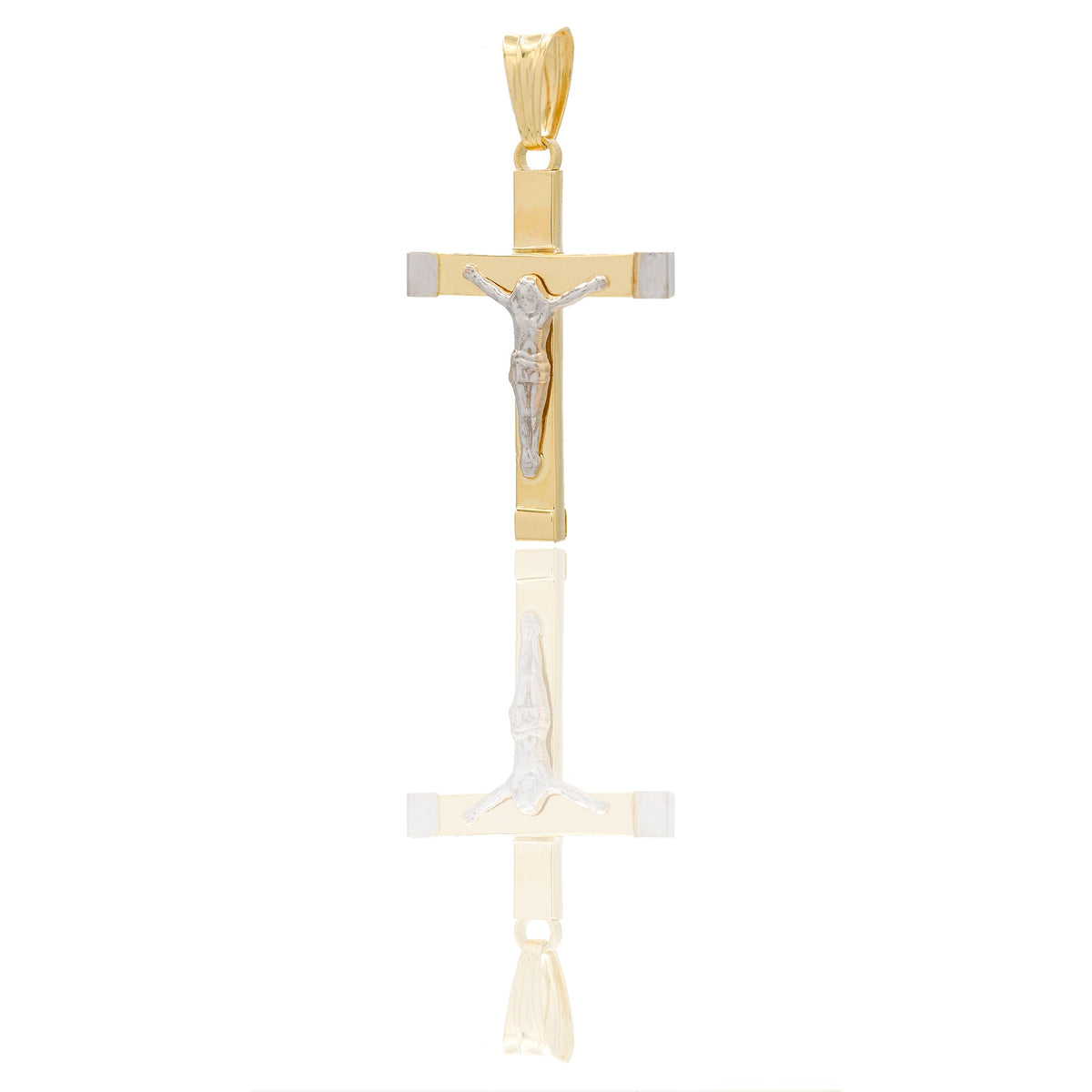 Ciondoli Oro Giallo, Oro Bianco scatolata  Solo oro 3,4 cm x 1,8 cm