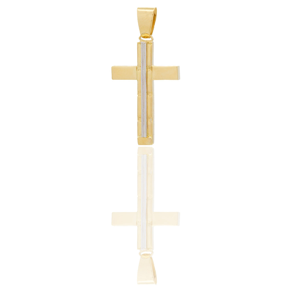 Ciondoli Oro Giallo, Oro Bianco scatolata  Solo oro  3,8 cm x 1,8 cm
