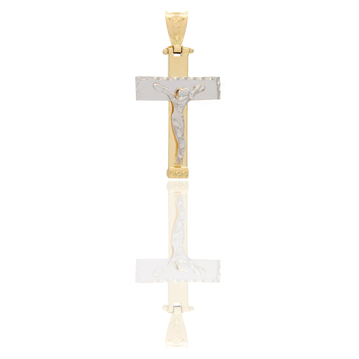 Ciondoli Oro Giallo, Oro Bianco scatolata  Solo oro 3,2 cm x 1,7cm