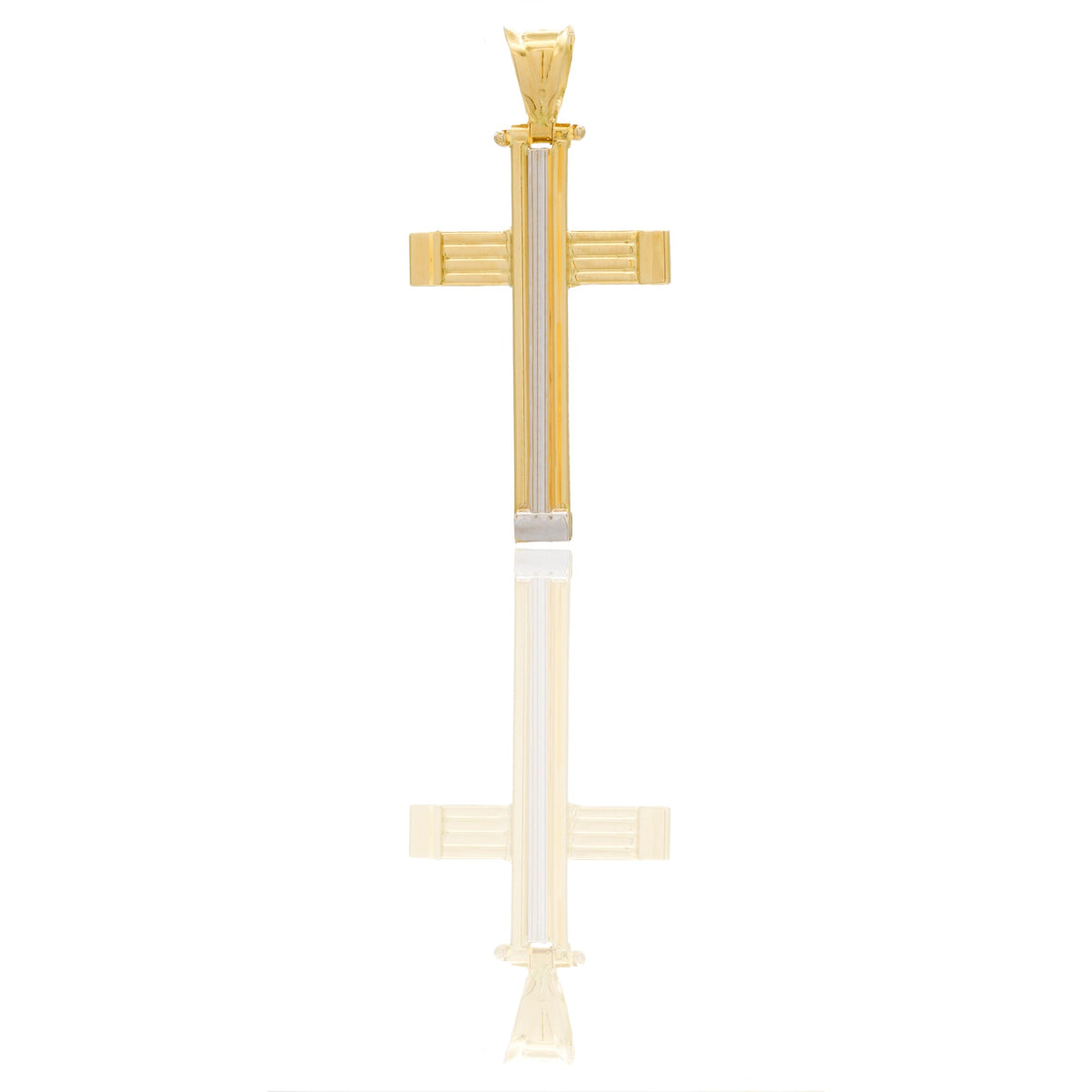 Ciondoli Oro Giallo, Oro Bianco scatolata  Solo oro 3,5 cm x 1,8 cm 