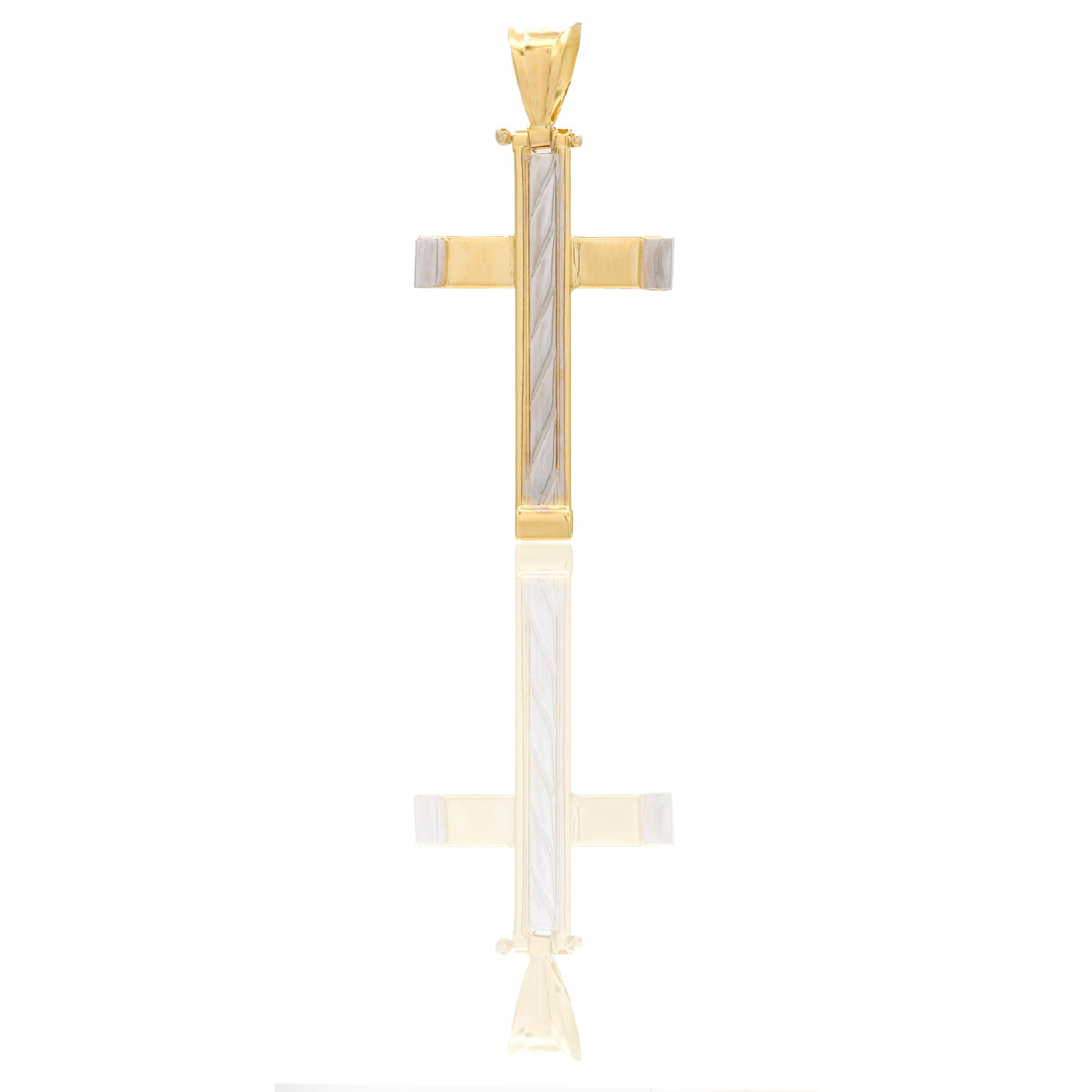 Ciondoli Oro Giallo, Oro Bianco scatolata  Solo oro  3,6 cm x 1,8 cm