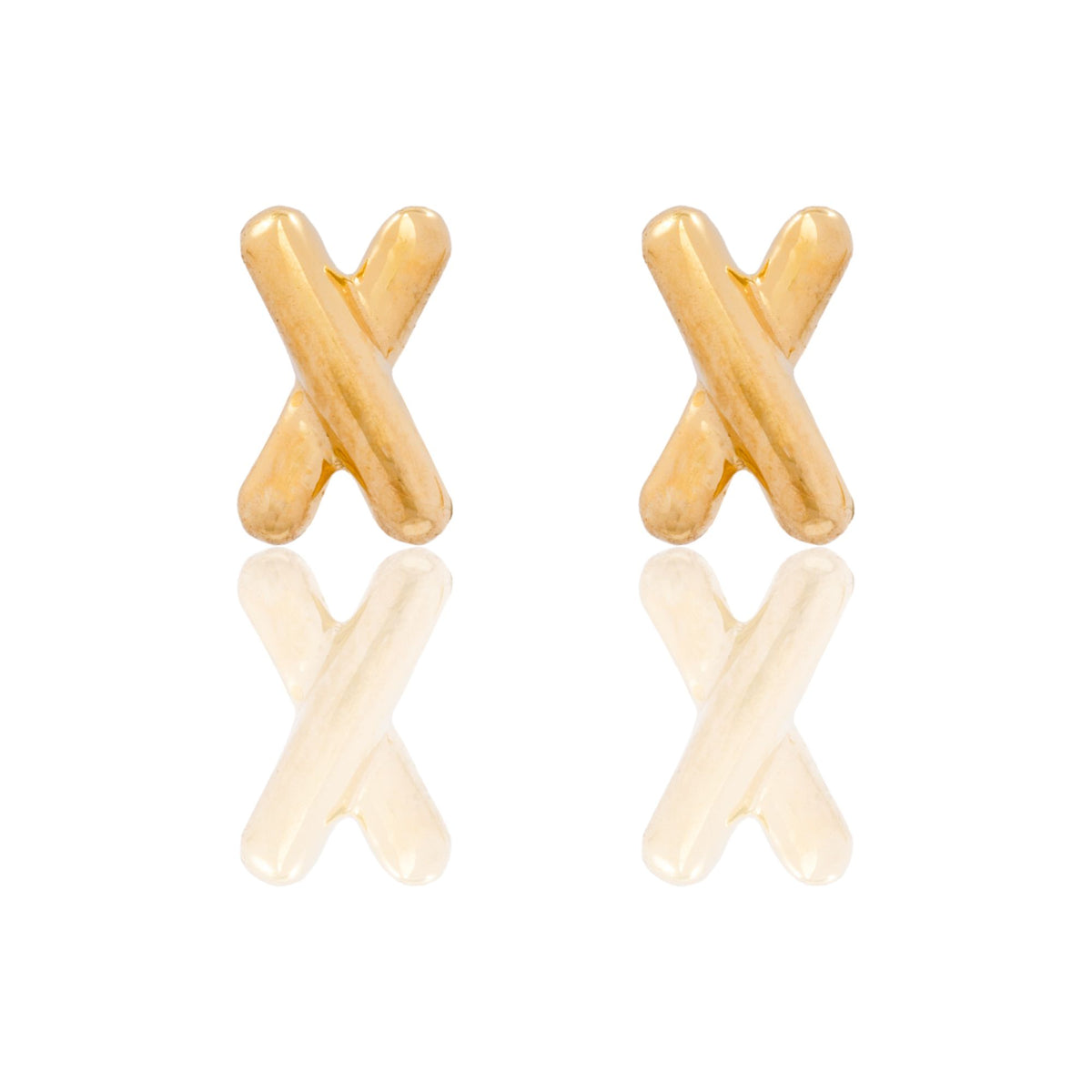 Orecchini Oro Giallo Oro 18 carati X  Solo Oro